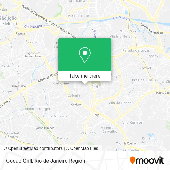 Godão Grill map