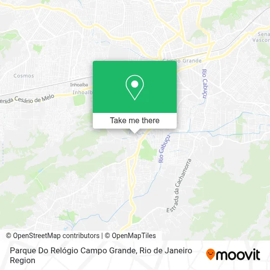 Parque Do Relógio Campo Grande map