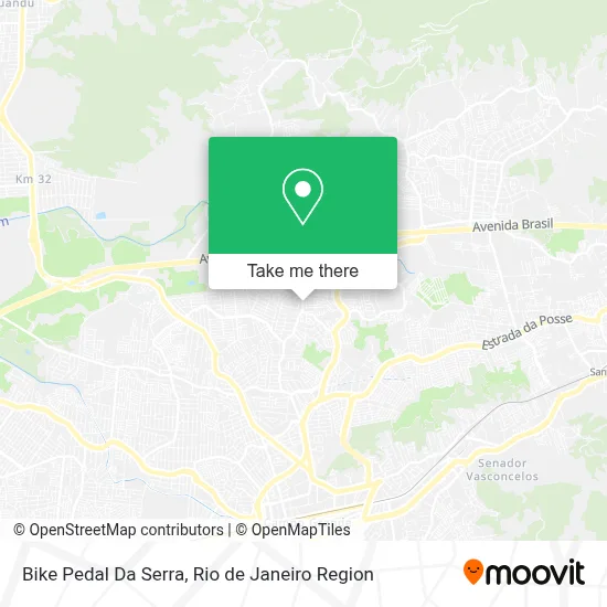 Bike Pedal Da Serra map