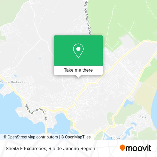 Sheila F Excursões map