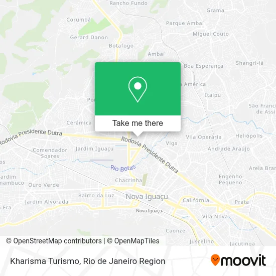 Kharisma Turismo map