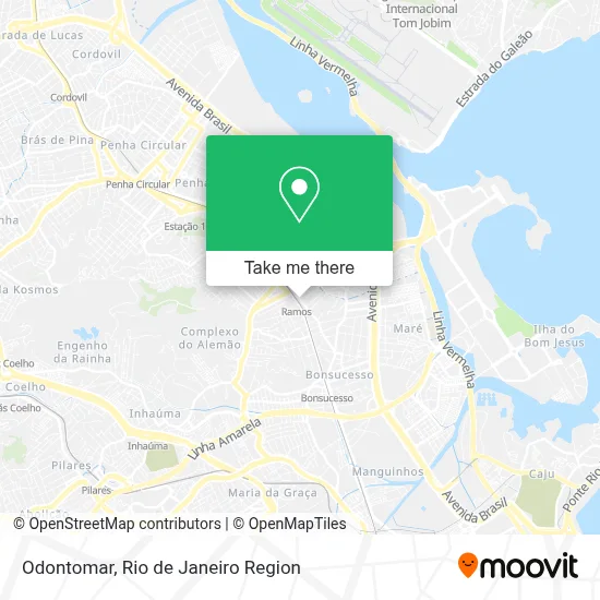 Odontomar map