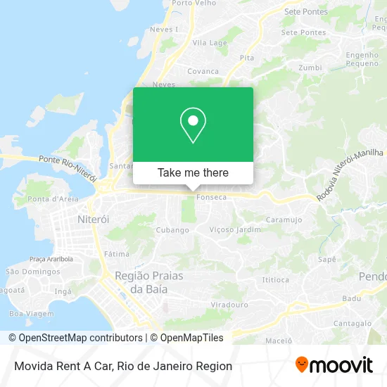 Movida Rent A Car map