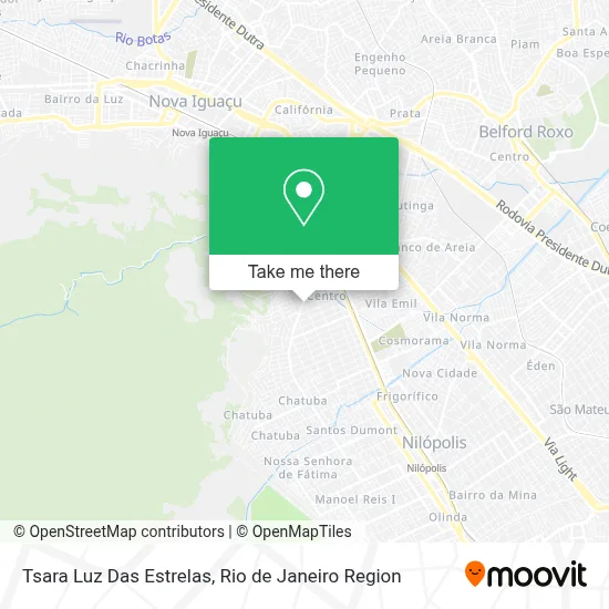 Tsara Luz Das Estrelas map