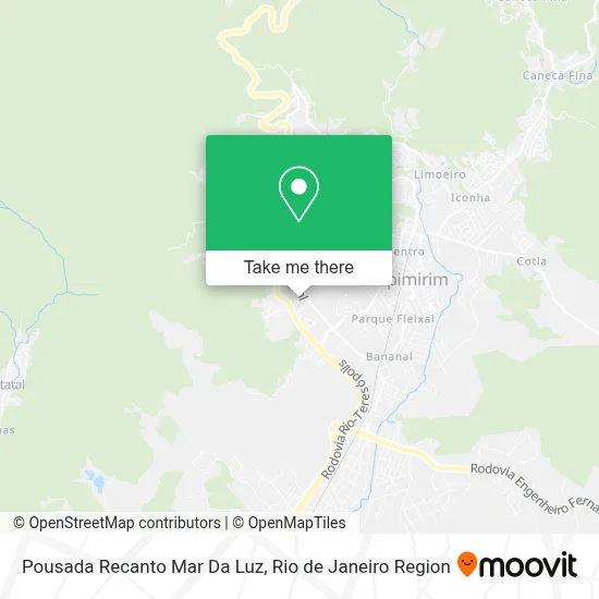 Pousada Recanto Mar Da Luz map