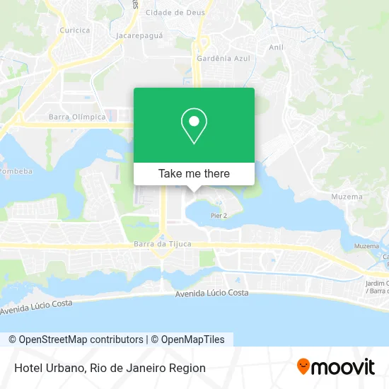 Hotel Urbano map