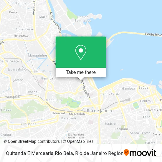 Quitanda E Mercearia Rio Bela map