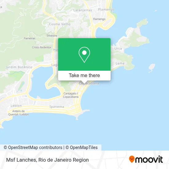 Msf Lanches map