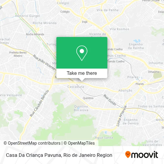 Casa Da Criança Pavuna map