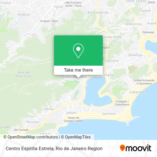 Centro Espírita Estrela map