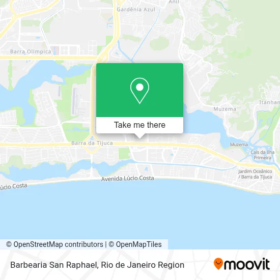 Barbearia San Raphael map