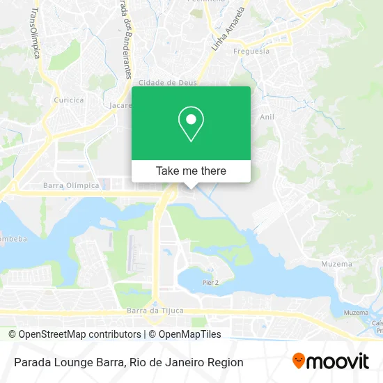 Parada Lounge Barra map