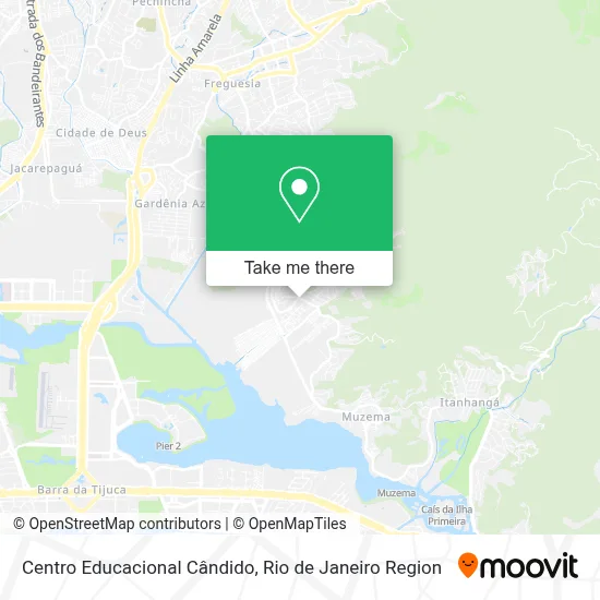 Centro Educacional Cândido map