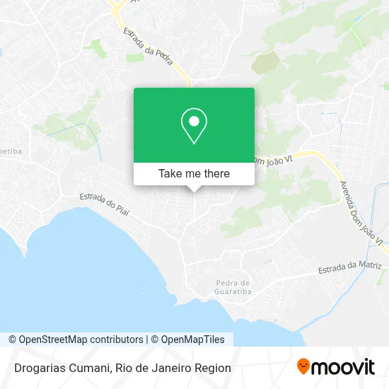 Drogarias Cumani map