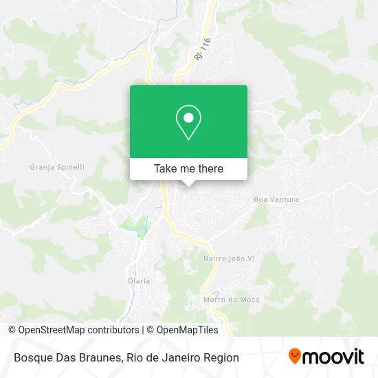Bosque Das Braunes map