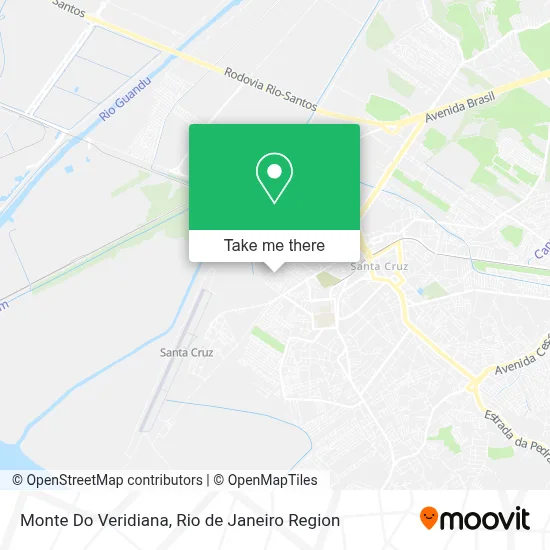 Monte Do Veridiana map