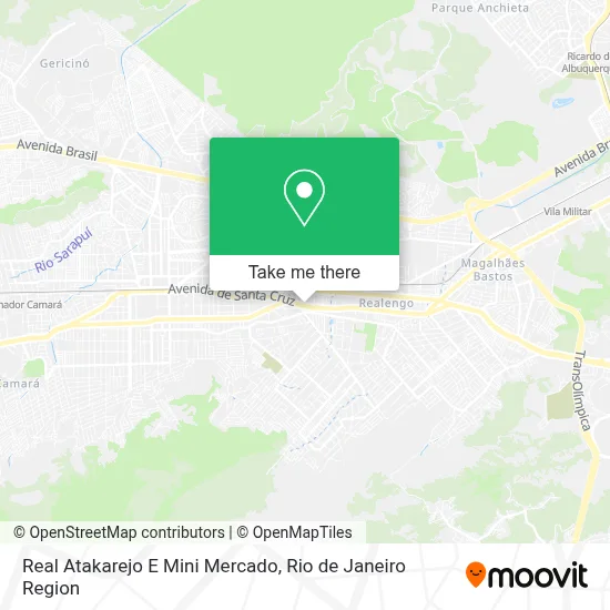 Real Atakarejo E Mini Mercado map