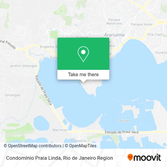 Condomínio Praia Linda map