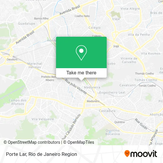 Porte Lar map