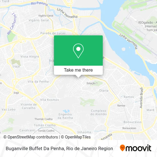 Buganville Buffet Da Penha map