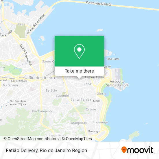 Fatião Delivery map