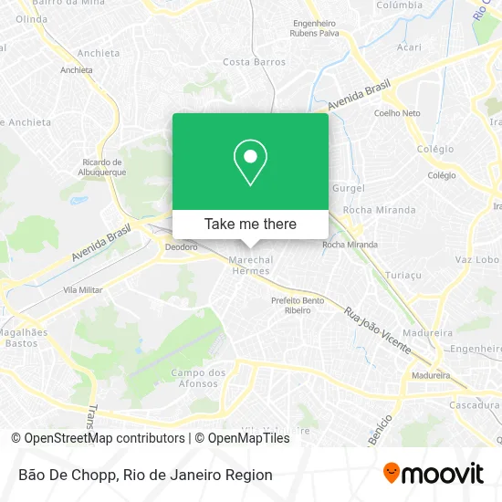 Bão De Chopp map