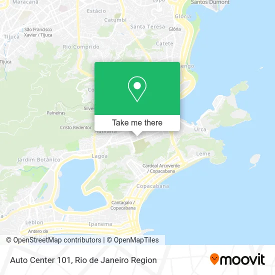 Auto Center 101 map