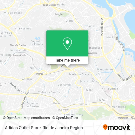 Adidas Outlet Store map