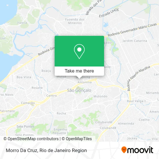 Morro Da Cruz map