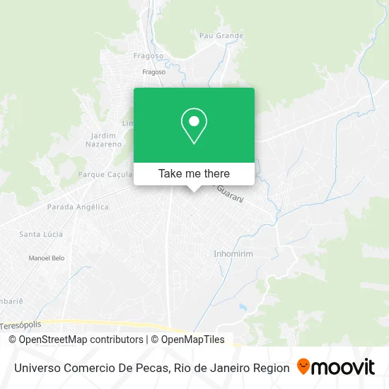 Universo Comercio De Pecas map