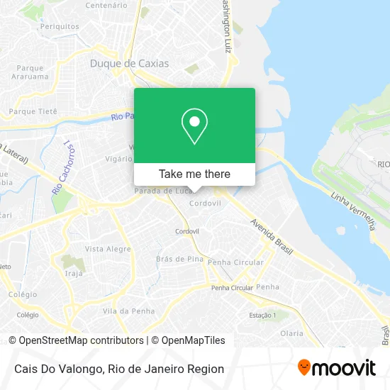 Cais Do Valongo map