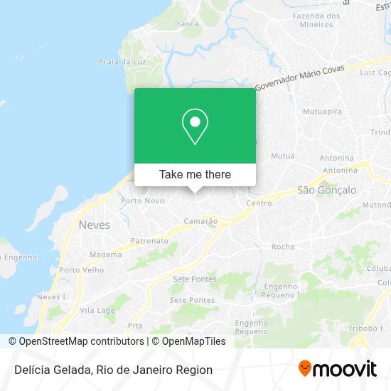 Delícia Gelada map