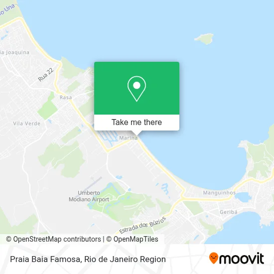 Praia Baia Famosa map