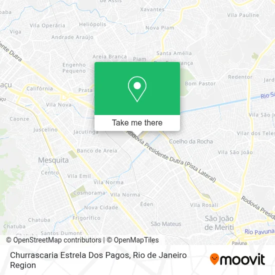Churrascaria Estrela Dos Pagos map