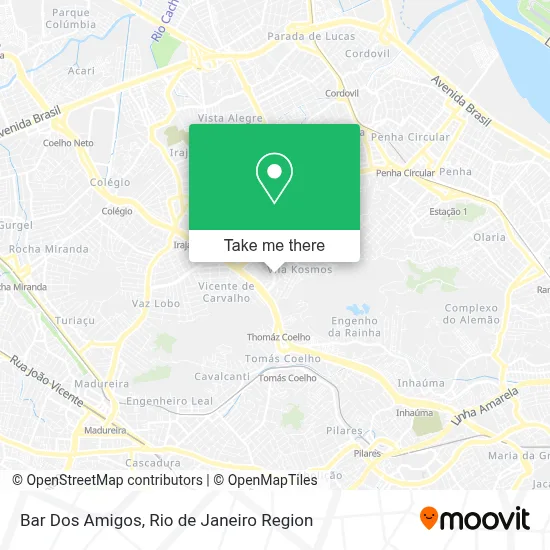 Bar Dos Amigos map