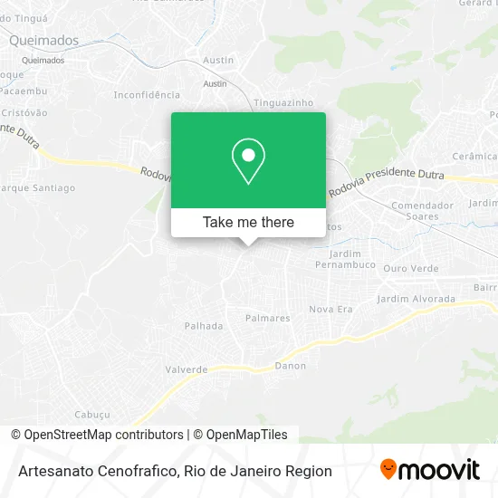Artesanato Cenofrafico map