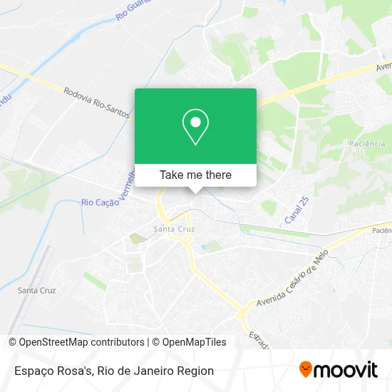 Espaço Rosa's map