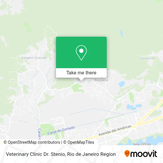 Veterinary Clinic Dr. Stenio map