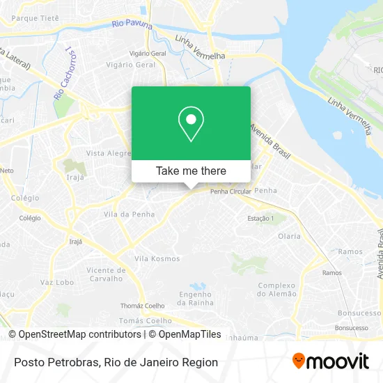 Posto Petrobras map