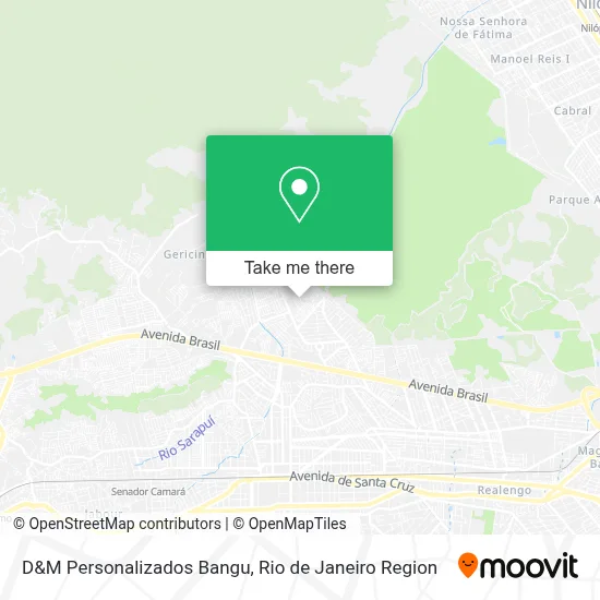 D&M Personalizados Bangu map