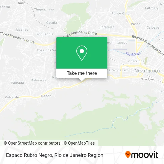 Espaco Rubro Negro map