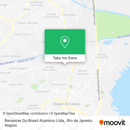 Renascer Do Brasil Aluminio Ltda. map