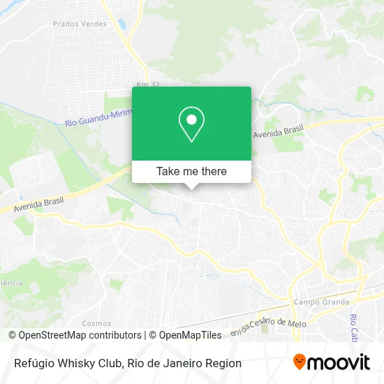 Refúgio Whisky Club map