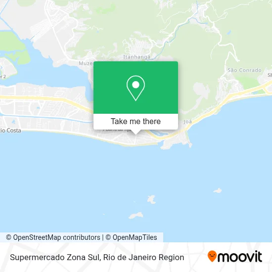 Supermercado Zona Sul map