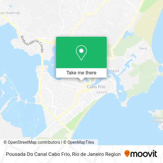 Pousada Do Canal Cabo Frio map