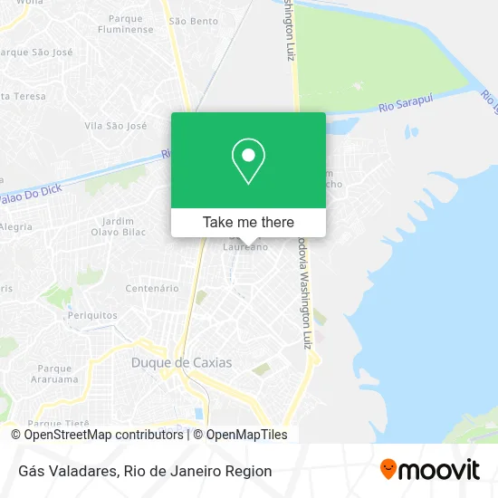 Gás Valadares map