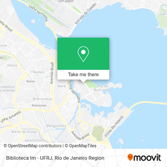 Biblioteca Im - UFRJ map
