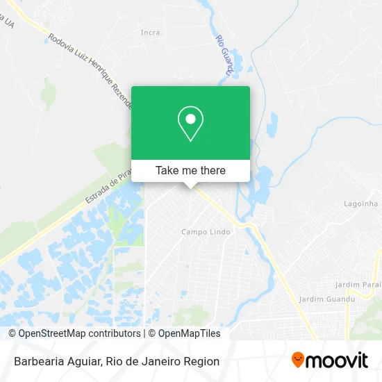 Barbearia Aguiar map