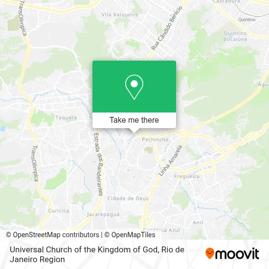 Igreja Universal Do Reino De Deus map