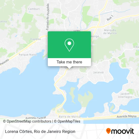 Lorena Côrtes map